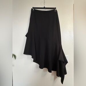 Marc Bouwer Elegant Black Asymmetrical Skirt
